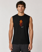 Flaming Heart “Amor” Muscle Tank