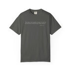 Gray t-shirt with 'FUCK CANCER' text on a white background