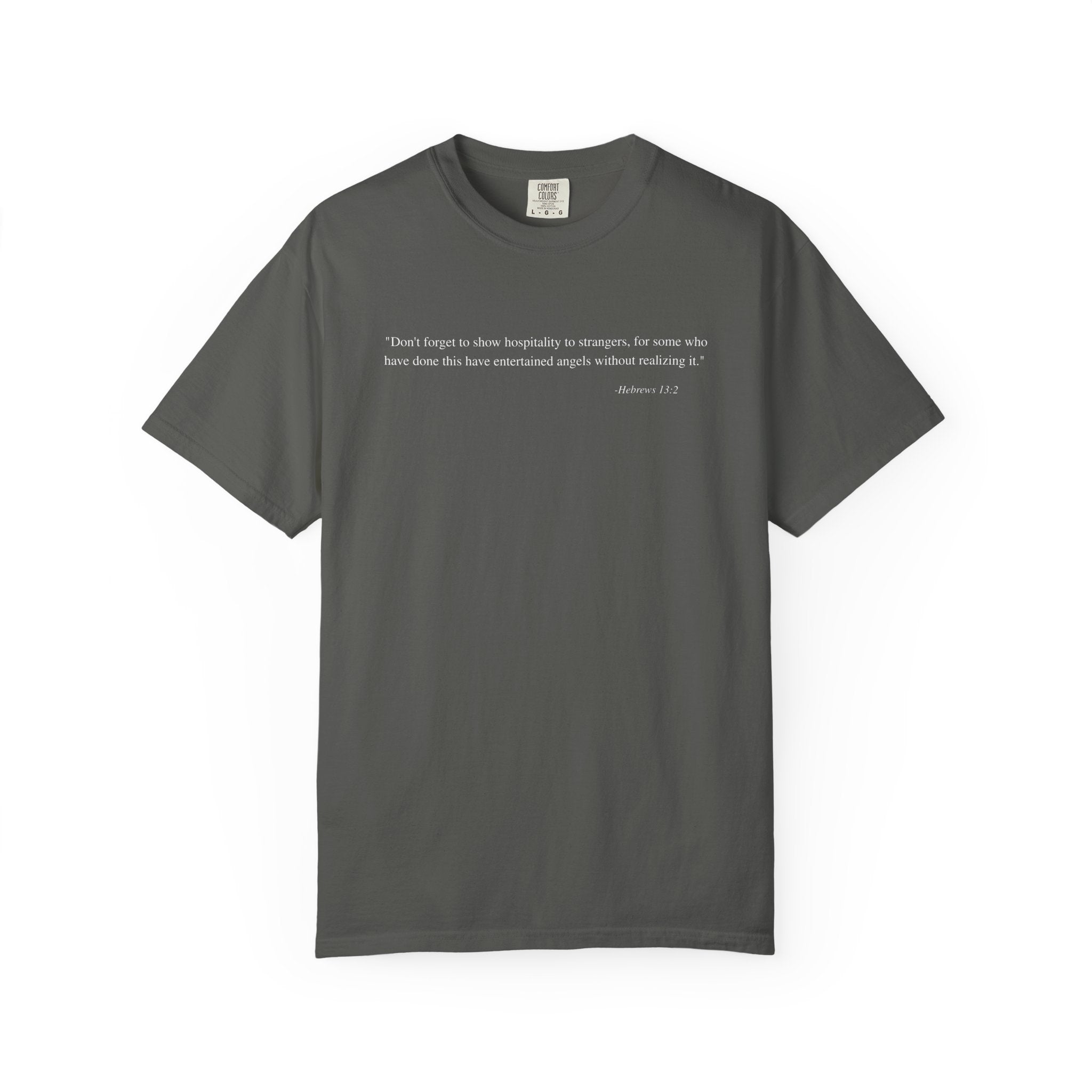 Gray t-shirt with 'FUCK CANCER' text on a white background