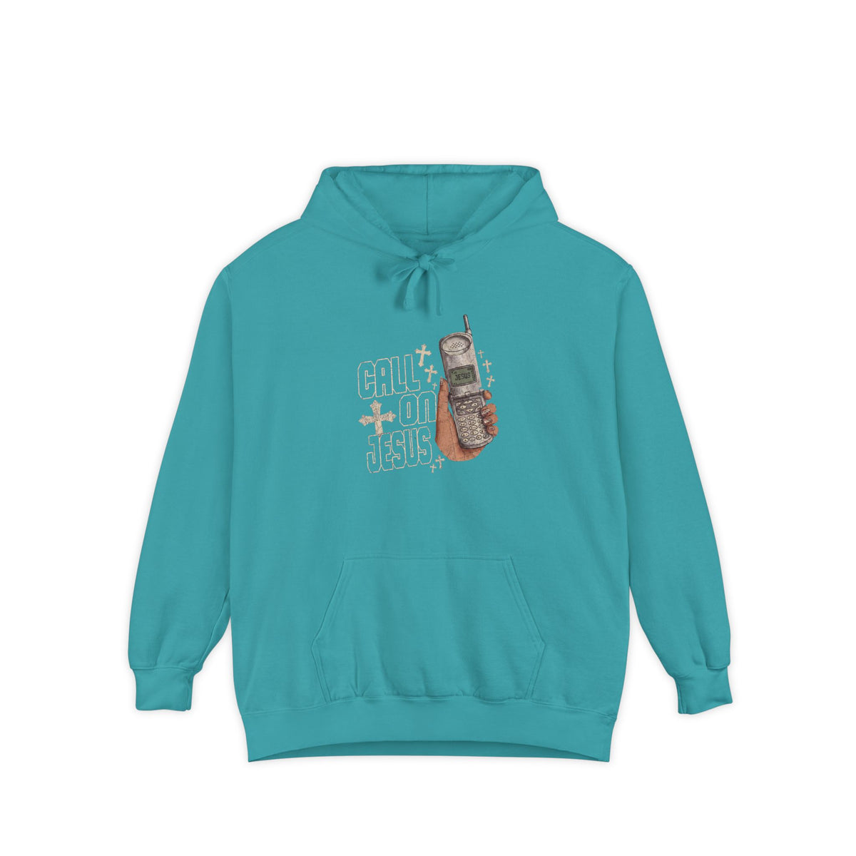 Call on Jesus Cellphone Hoodie