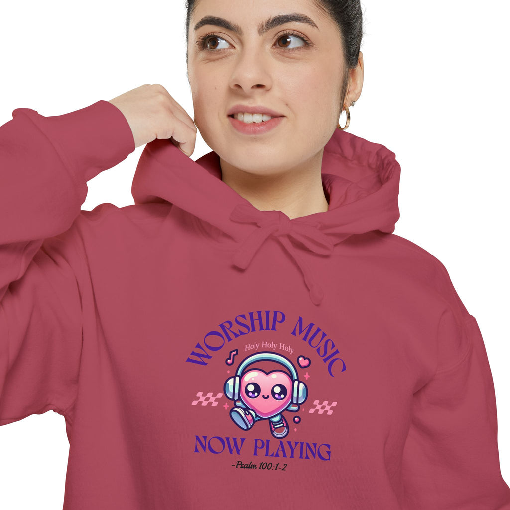 Worship Music Now Playing Hoodie