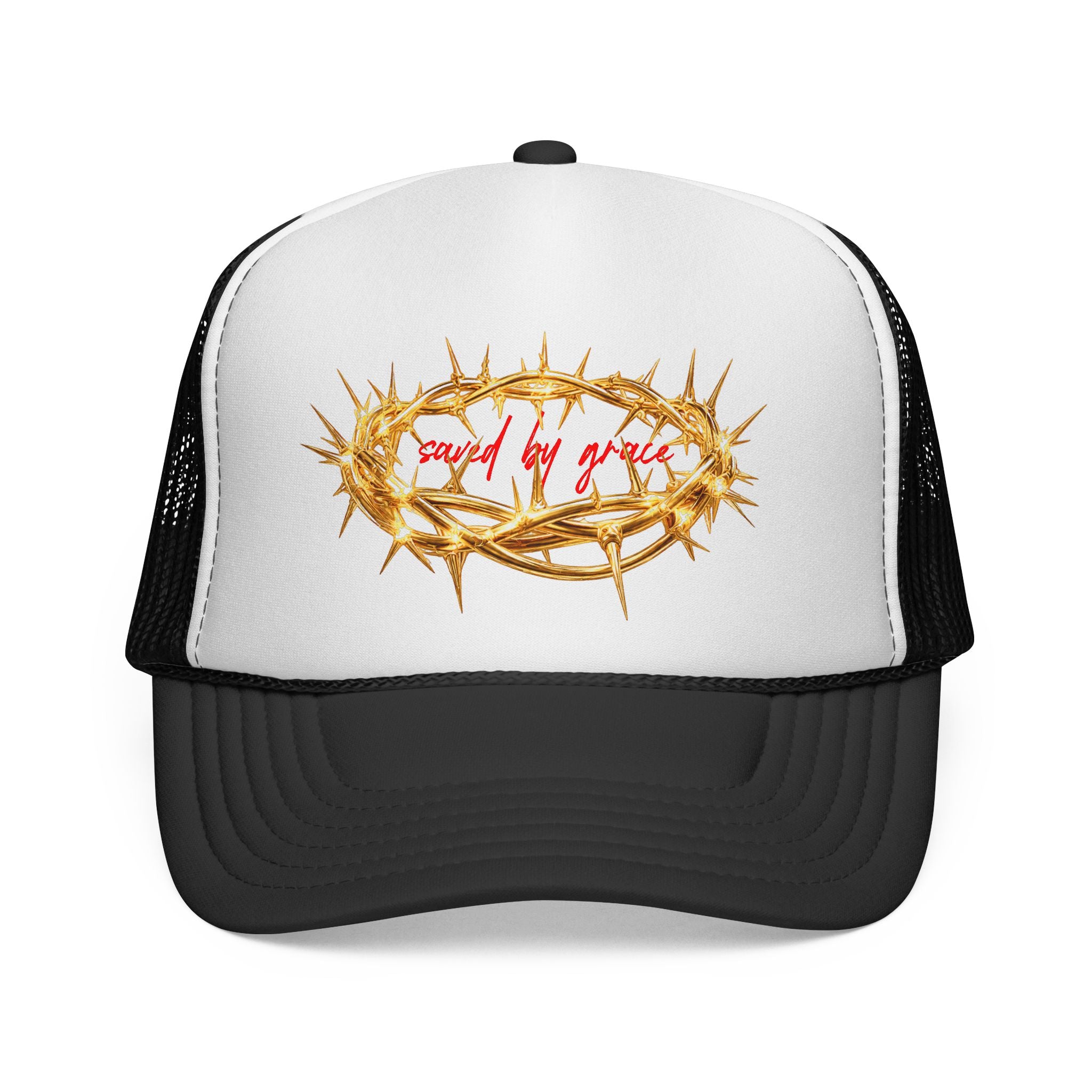 Saved By Grace Thorn Trucker Hat