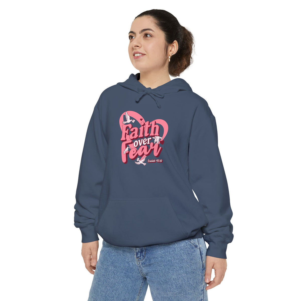 Faith Over Fear Inspirational Hoodie