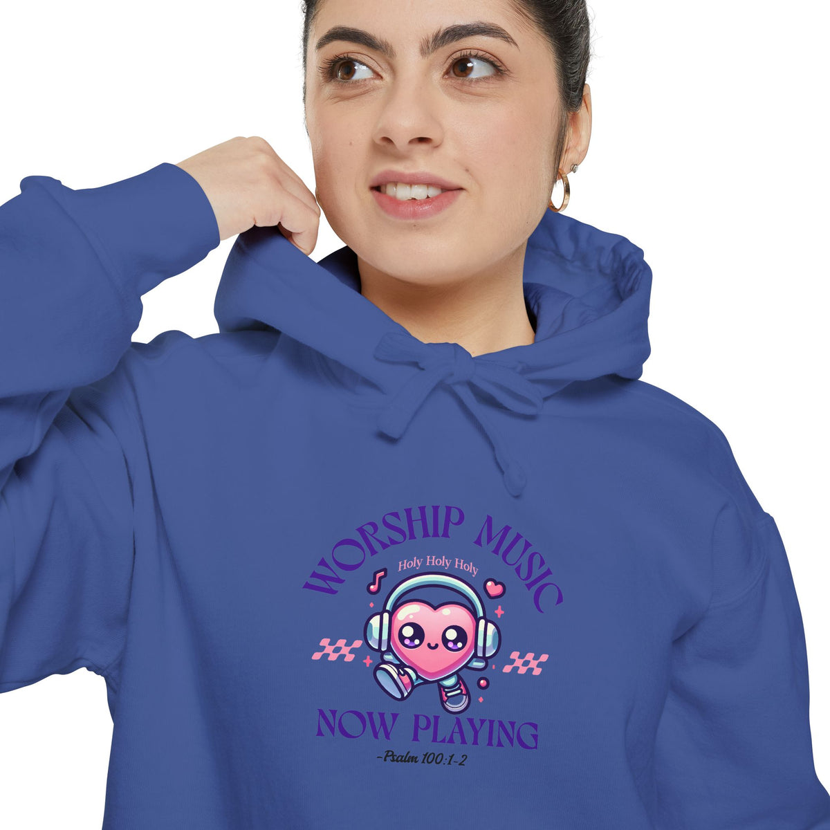 Worship Music Now Playing Hoodie