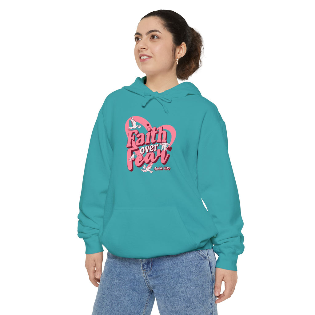 Faith Over Fear Inspirational Hoodie
