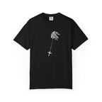 Black t-shirt with white text 'I USE THE F_WORD' on a white background