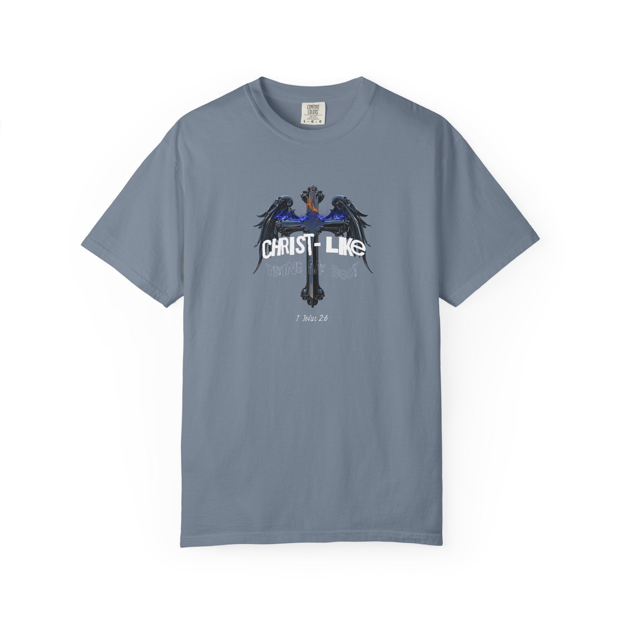 Gray t-shirt with text 'Master of the silent sneeze' on a white background