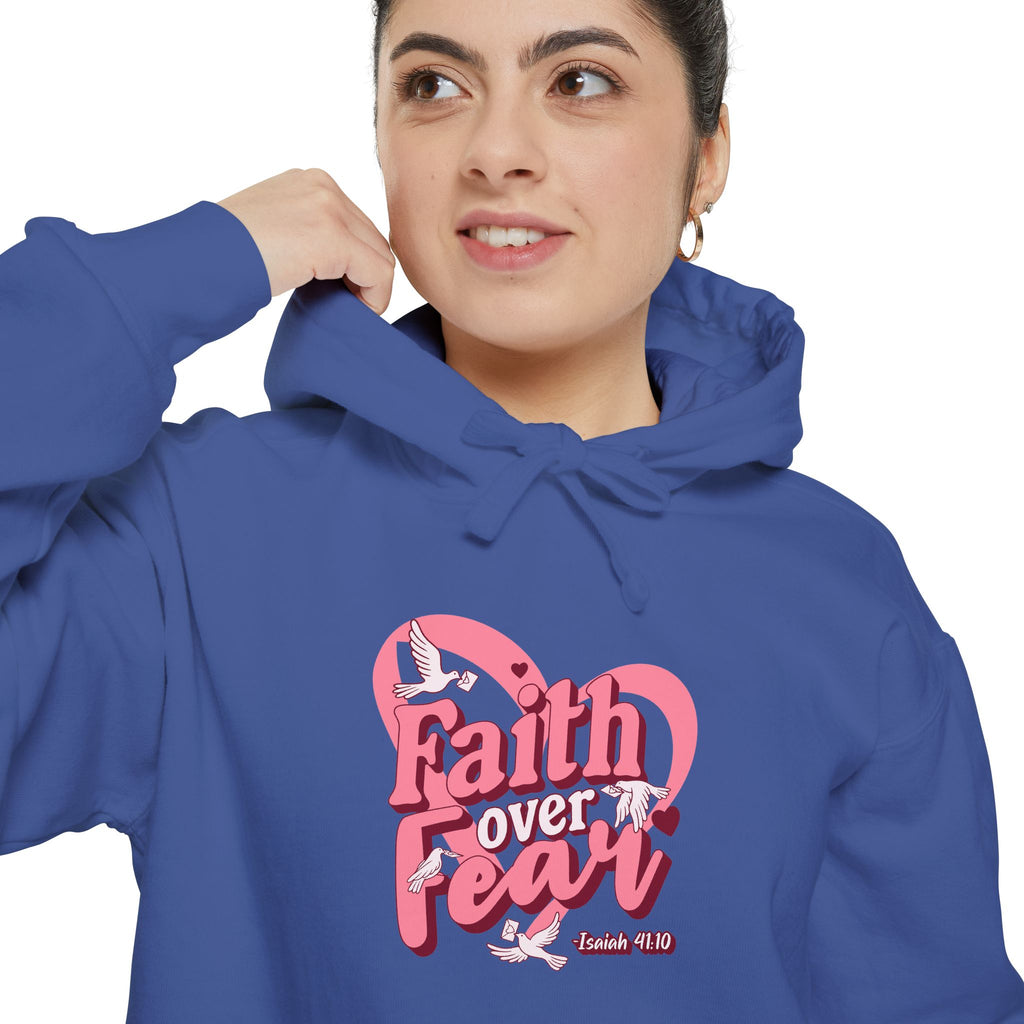Faith Over Fear Inspirational Hoodie