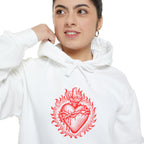 Red Sacred Heart Faith Hoodie