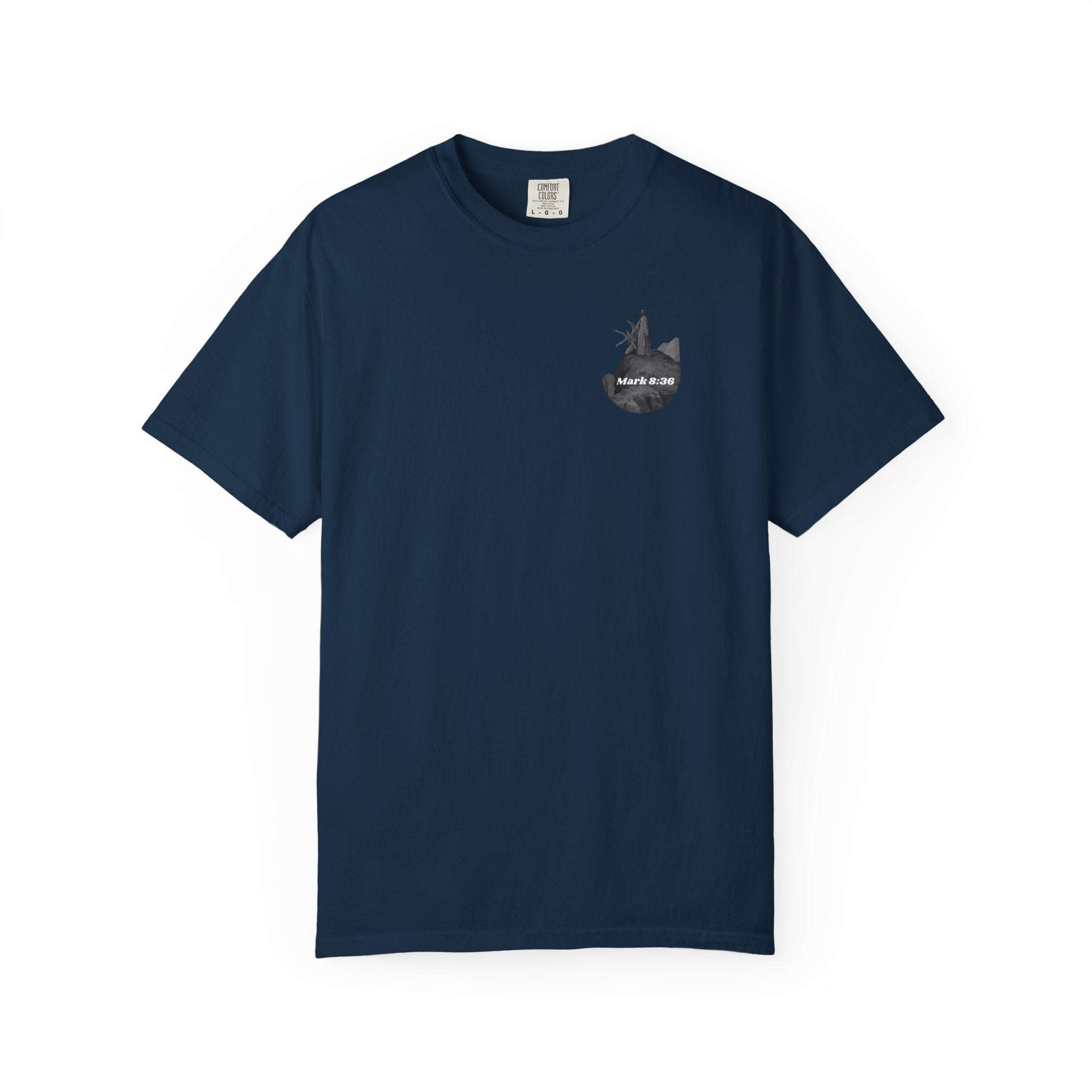 “Satan Temps Jesus“ Mark 8:36 T‑Shirt
