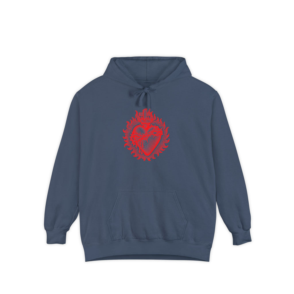 Red Sacred Heart Faith Hoodie