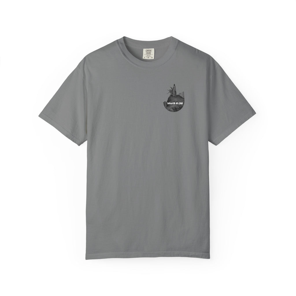 “Satan Temps Jesus“ Mark 8:36 T‑Shirt