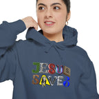 Jesus Saves Mixed Letter Hoodie