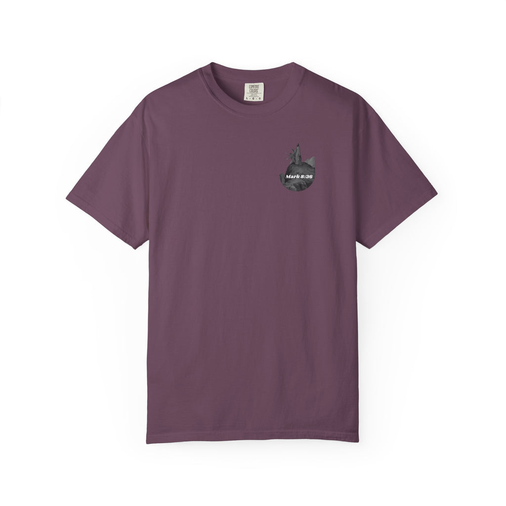“Satan Temps Jesus“ Mark 8:36 T‑Shirt
