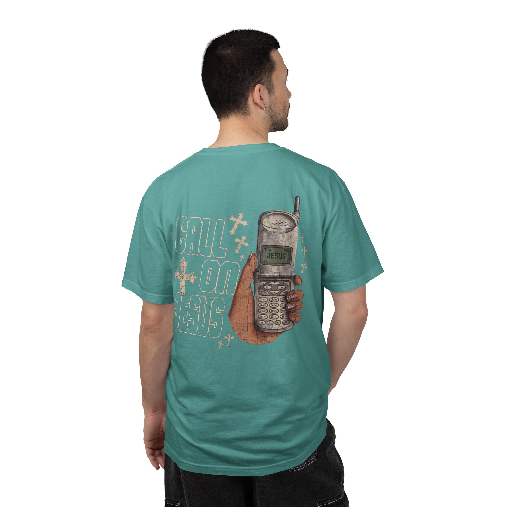 Retro Cellphone Jesus T-Shirt