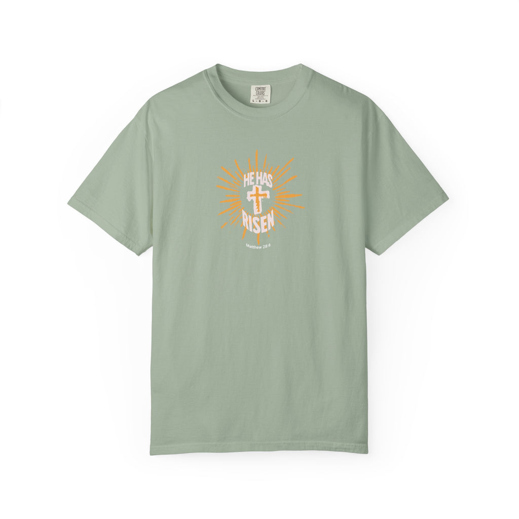Gray t-shirt with humorous golf-themed graphic and text on a white background