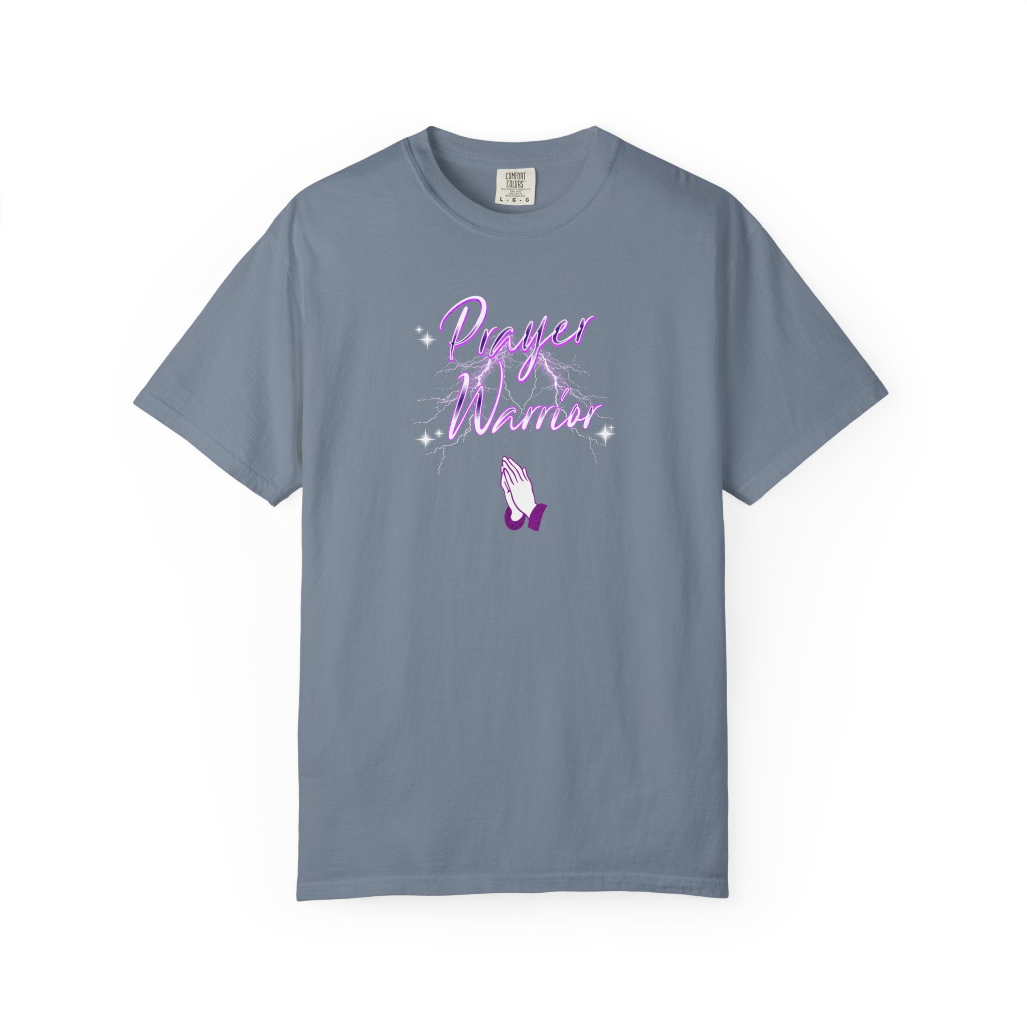 Gray t-shirt with humorous golf quote on a white background