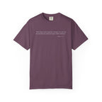 Purple t-shirt on a white background