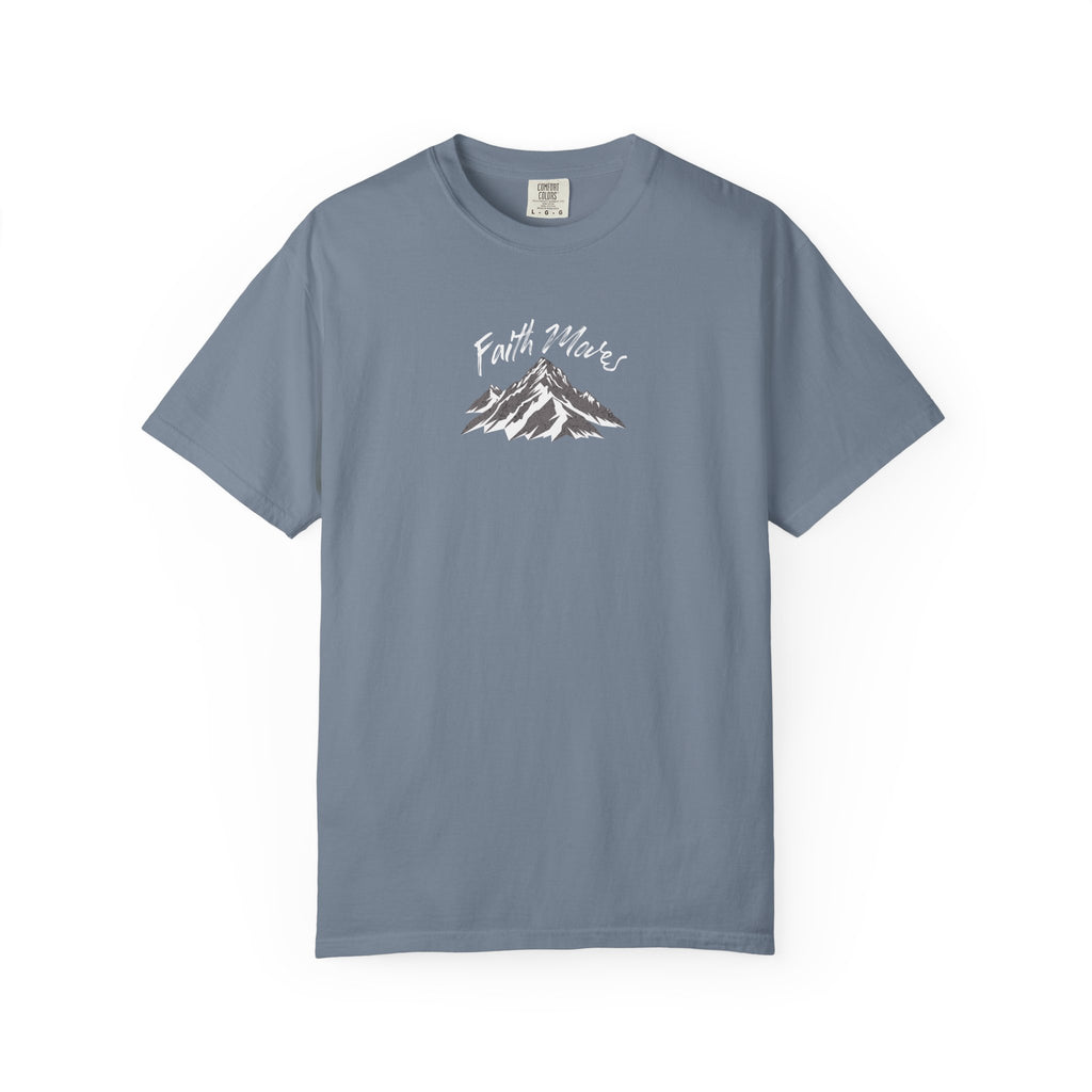 Teal t-shirt on a white background