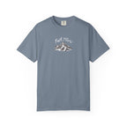 Teal t-shirt on a white background