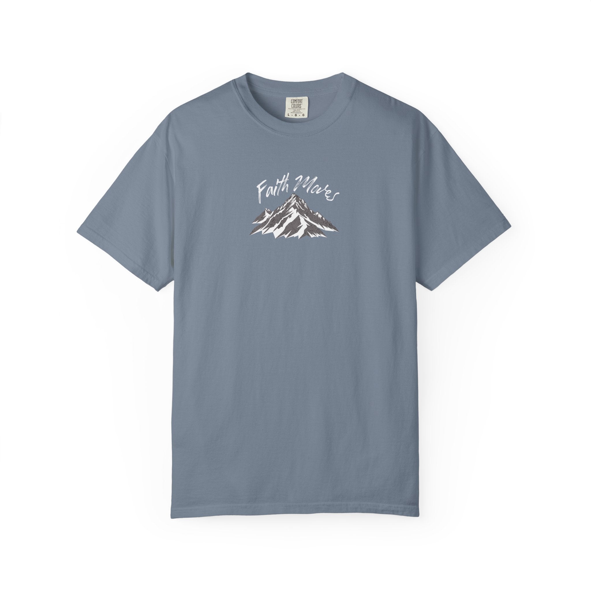Teal t-shirt on a white background