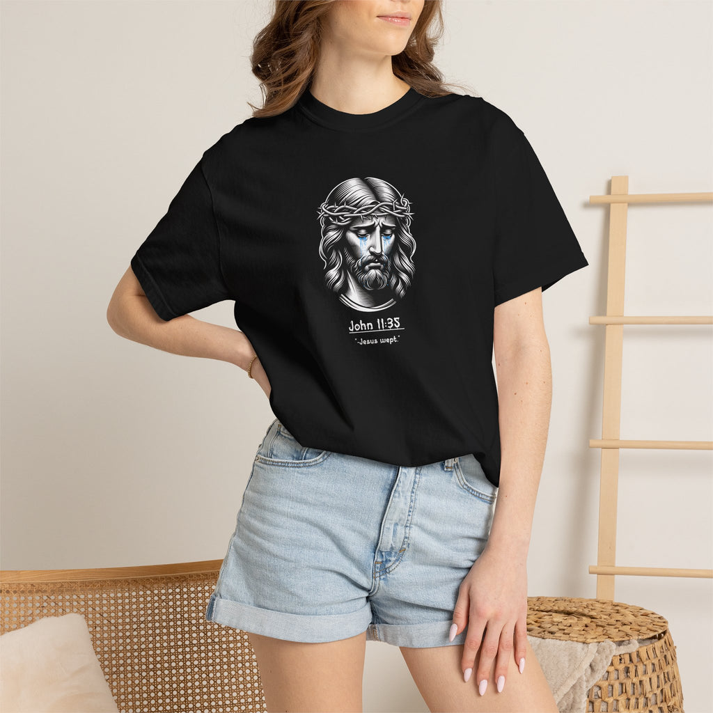 John 11:35 “Jesus Wept” T-Shirt
