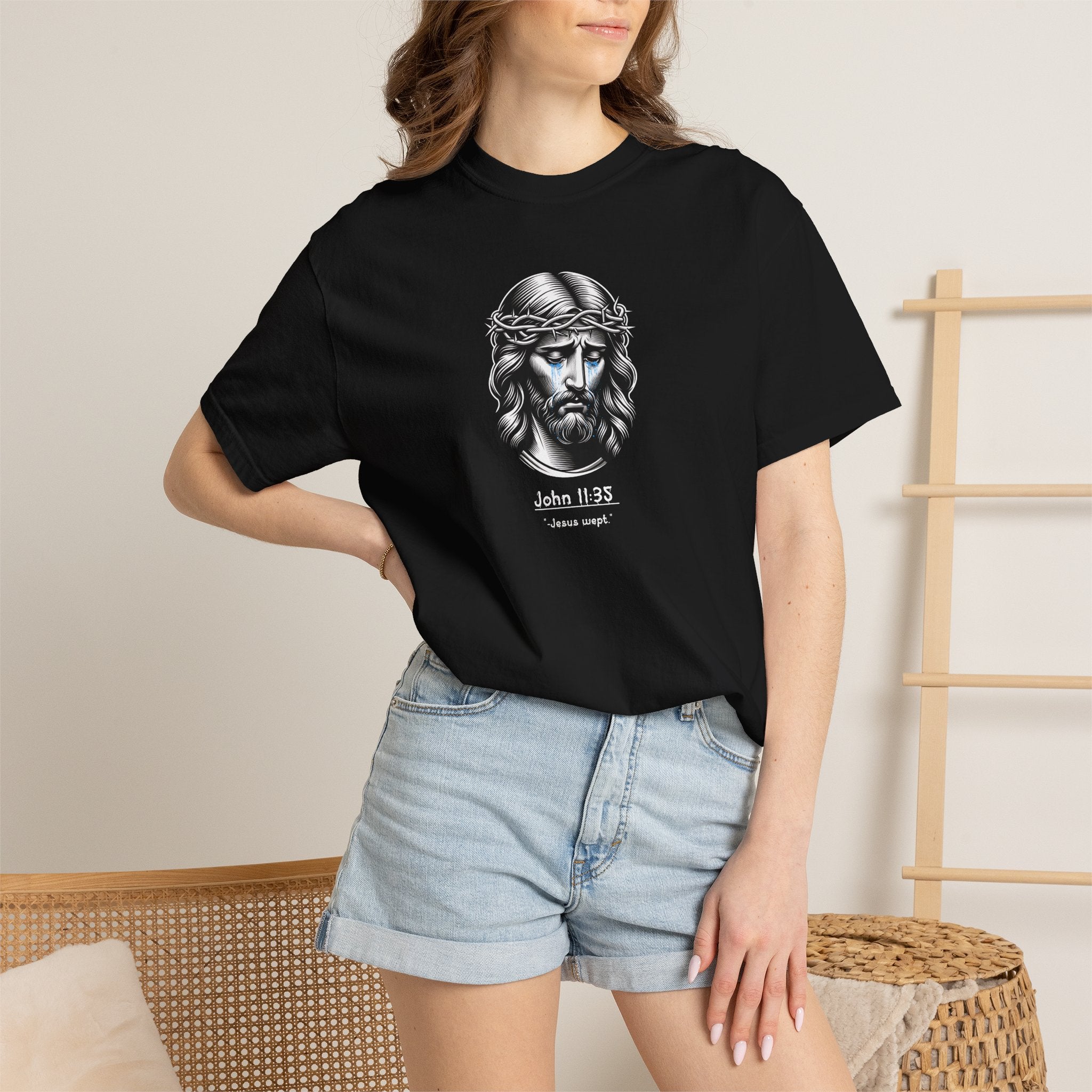 John 11:35 “Jesus Wept” T-Shirt