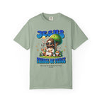 Light green t-shirt with 'Jesus Prince of Peace' graphic design on a white background