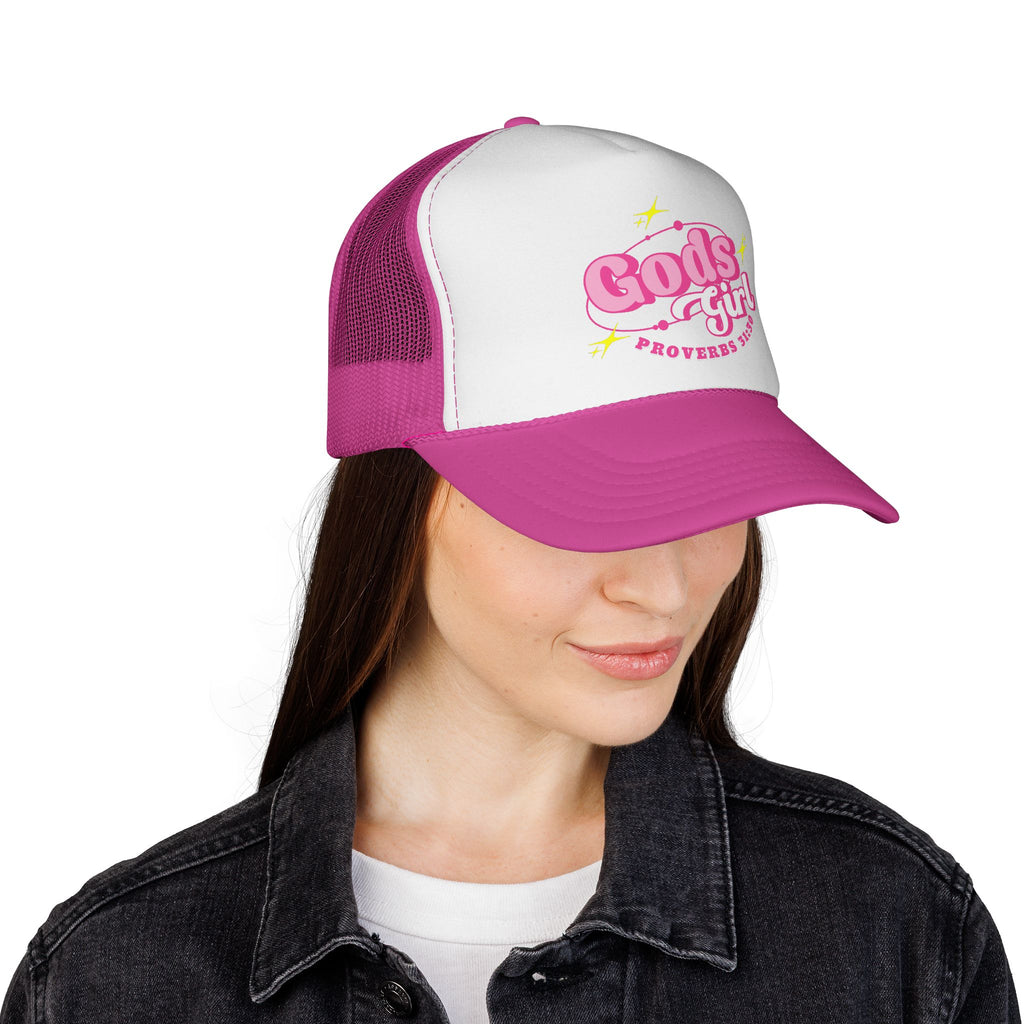 God's Girl Trucker Hat (Proverbs 31:30)