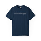 Navy blue t-shirt with 'ZOUK EST. 1990' text on a white background