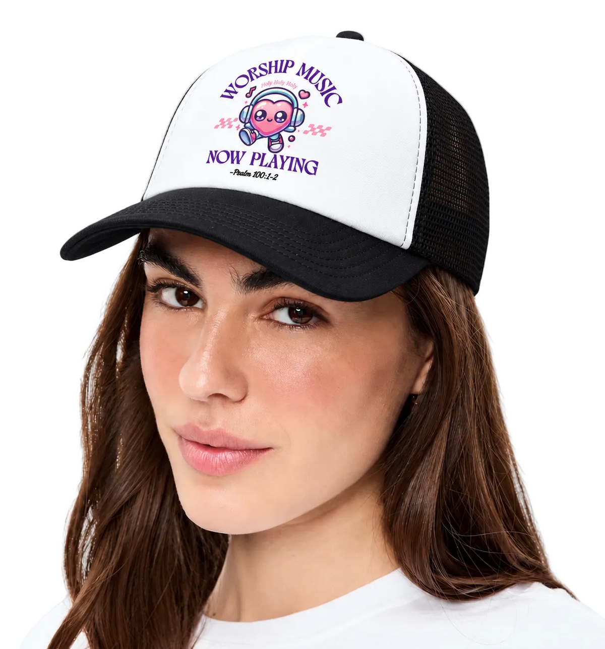 Worship Music Now Playing Trucker Hat