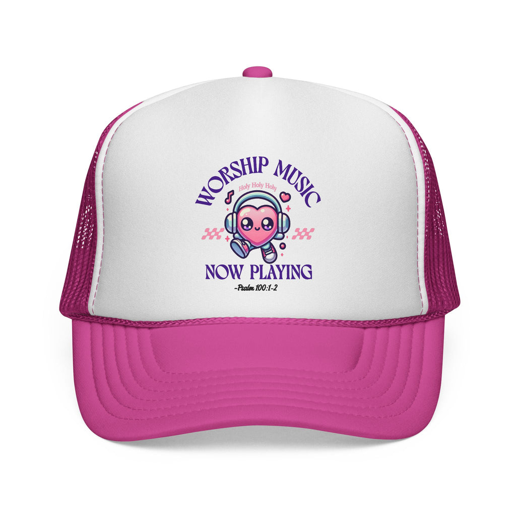 Worship Music "Now Playing" Trucker Hat
