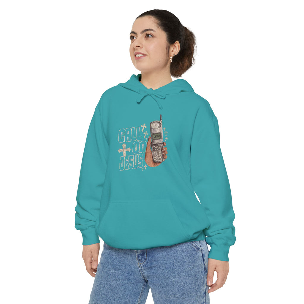 Call on Jesus Cellphone Hoodie