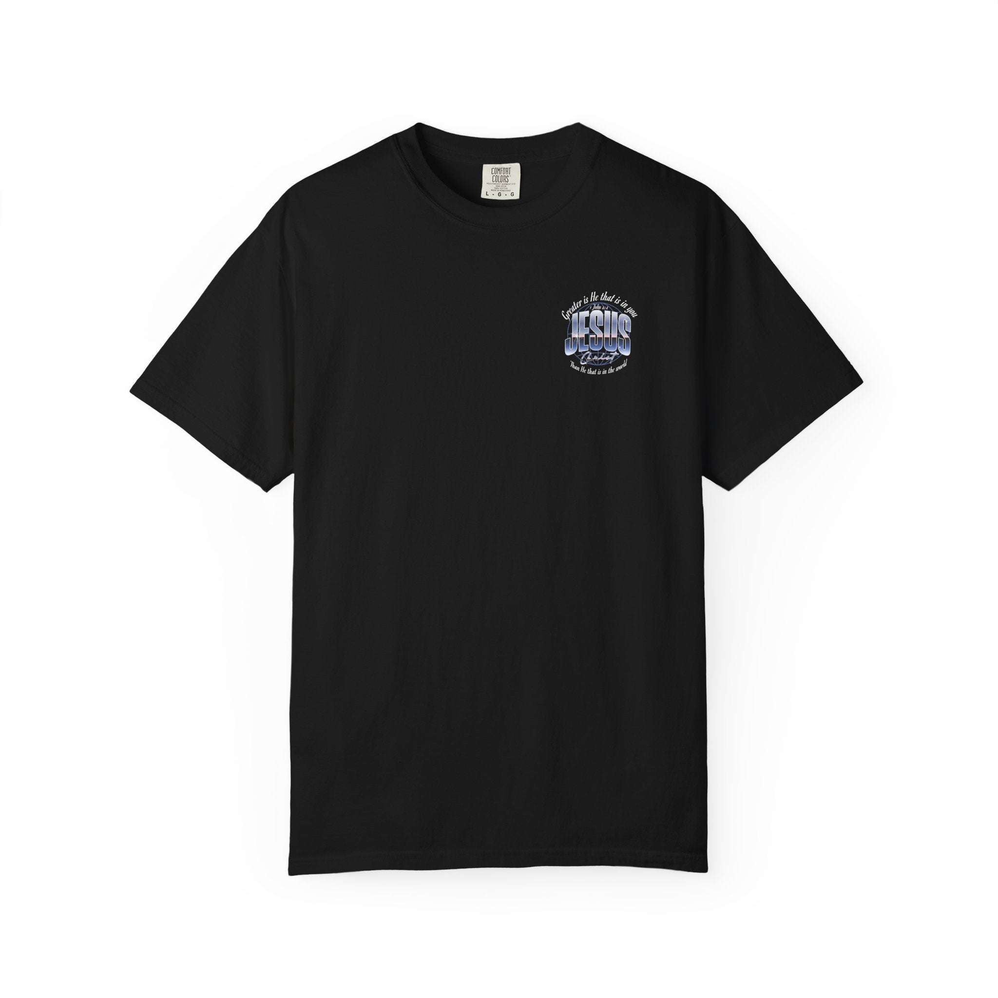 “Greater is He” Globe T-Shirt