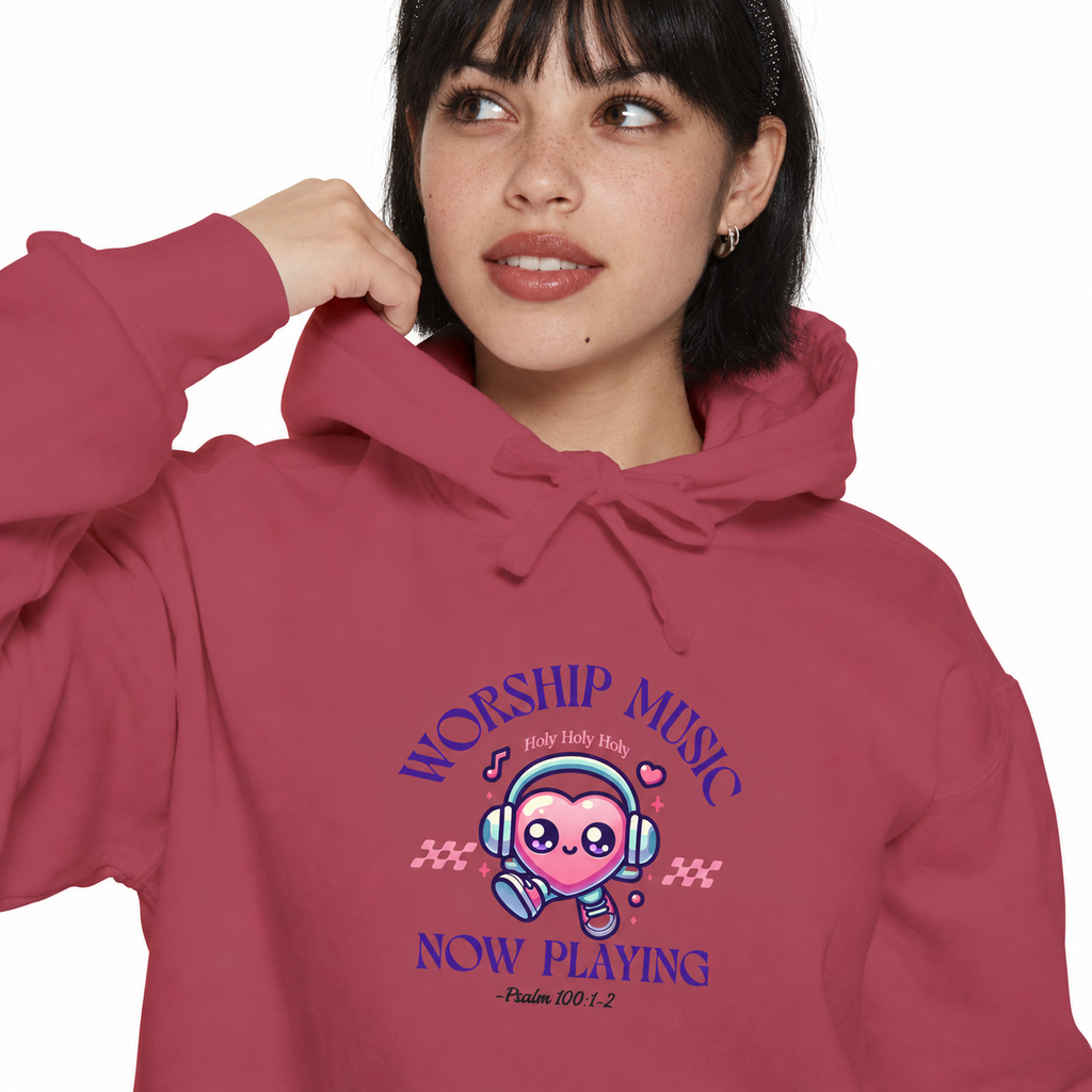 Worship Music Now Playing Hoodie