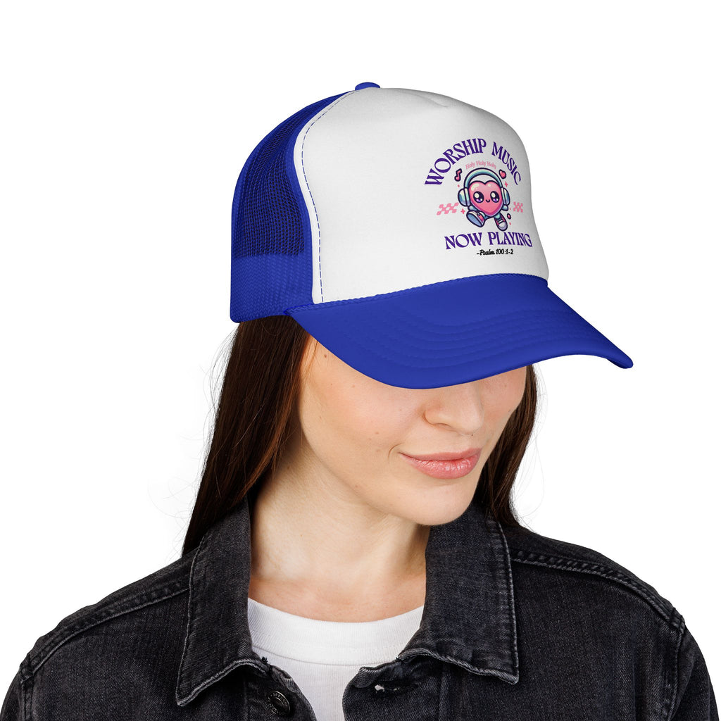 Worship Music "Now Playing" Trucker Hat