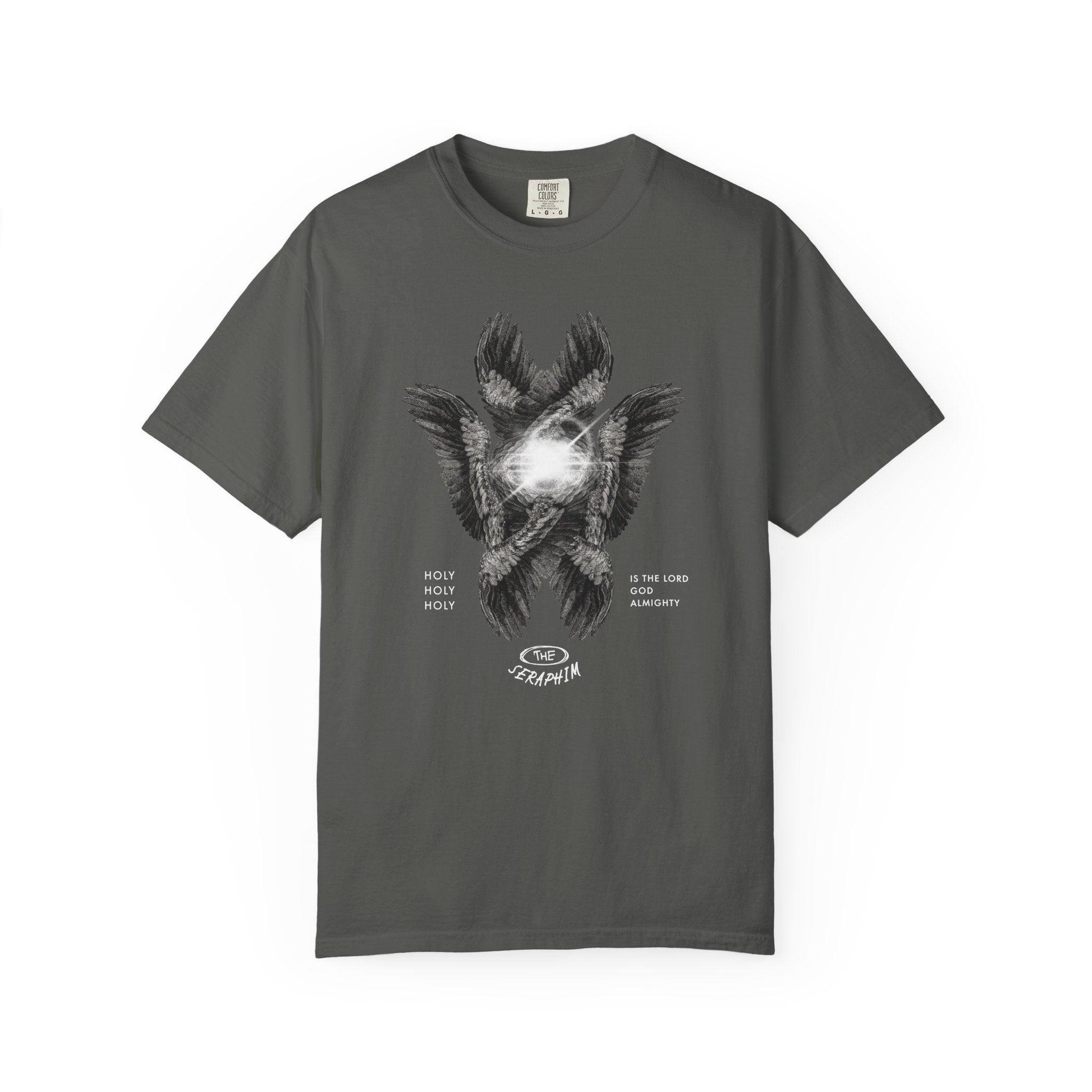 Gray t-shirt with humorous golf-themed text on a white background