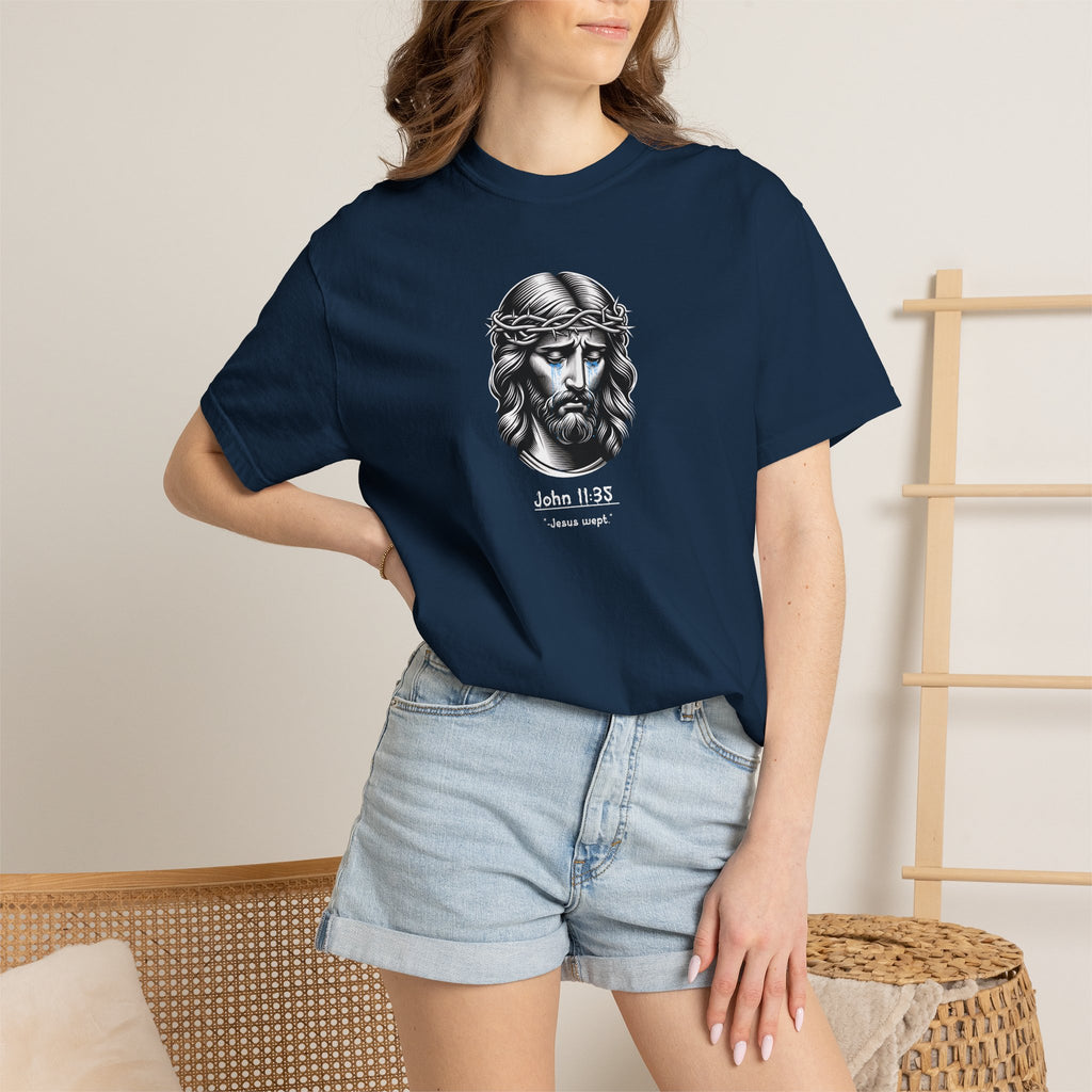 John 11:35 “Jesus Wept” T-Shirt
