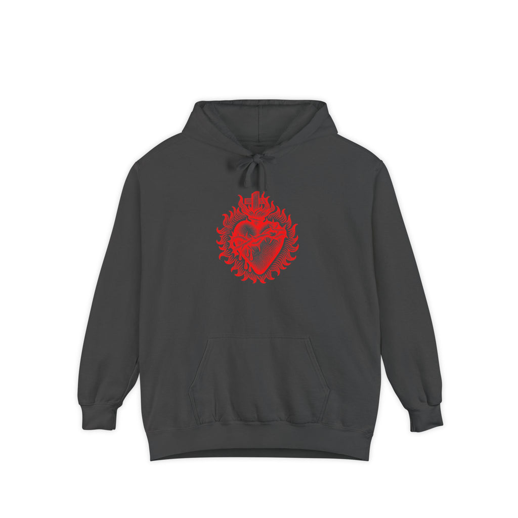 Red Sacred Heart Faith Hoodie