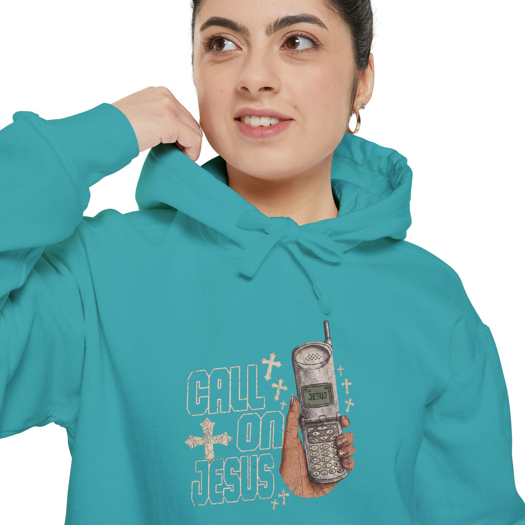 Call on Jesus Cellphone Hoodie