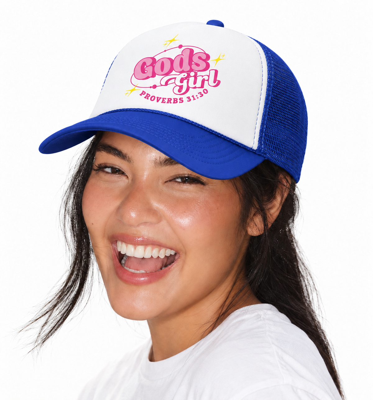 God's Girl Trucker Hat (Proverbs 31:30)
