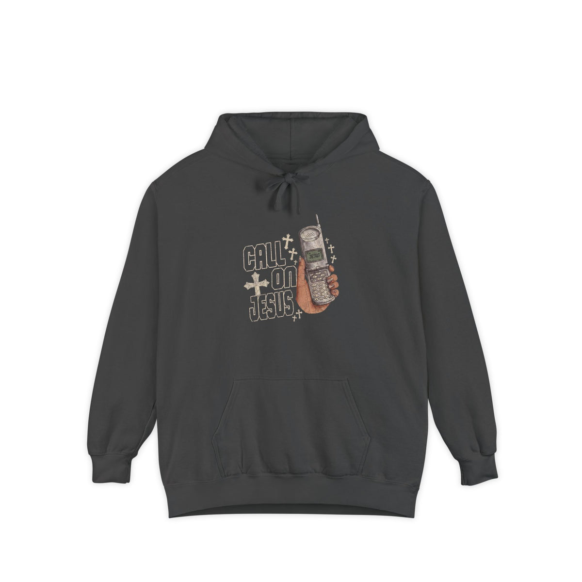 Call on Jesus Cellphone Hoodie