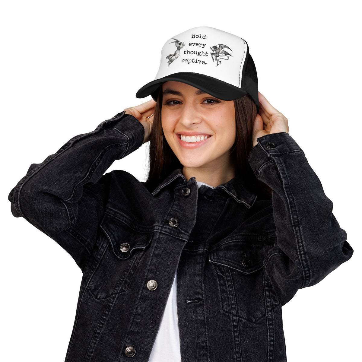 Hold Every Thought Captive Trucker Hat