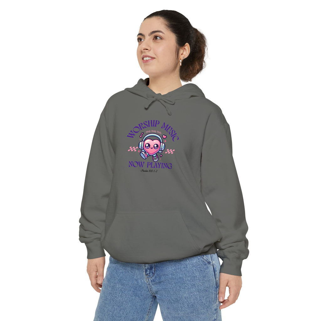 Worship Music Now Playing Hoodie