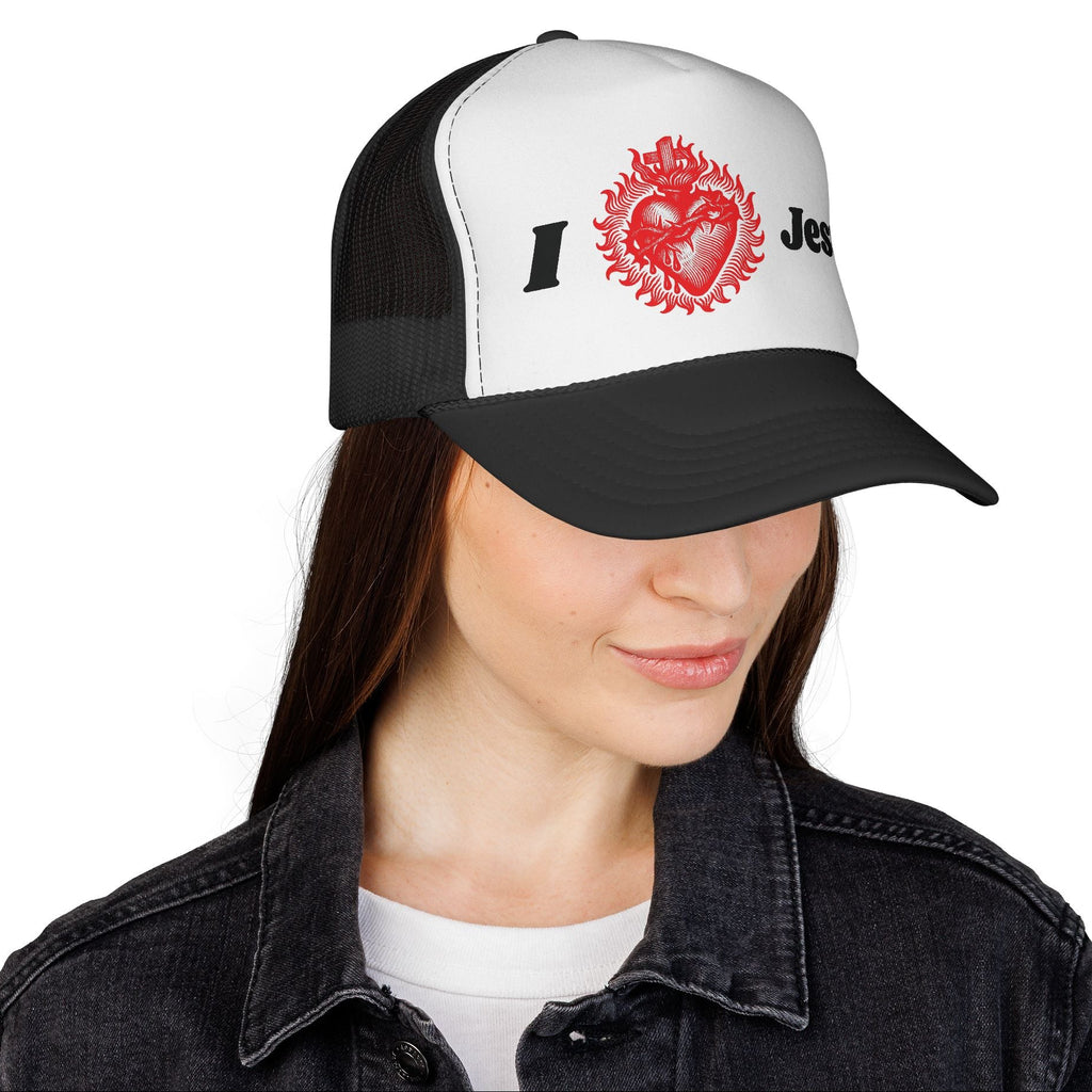 I Heart Jesus Trucker Cap