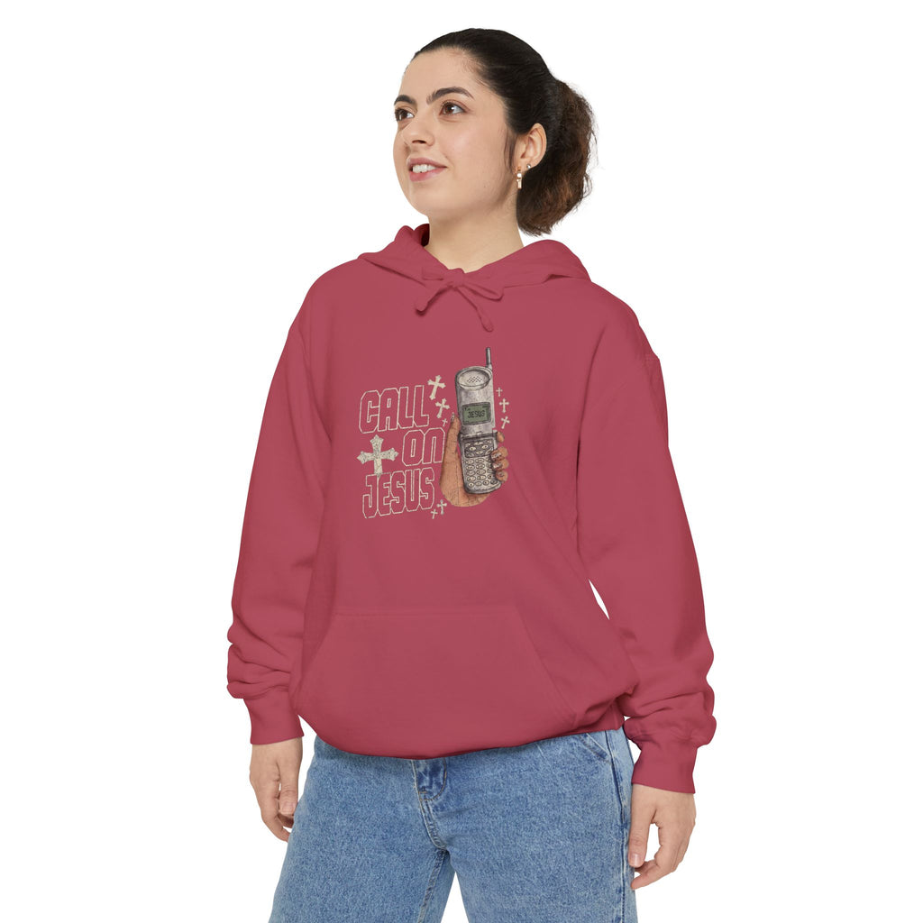 Call on Jesus Cellphone Hoodie