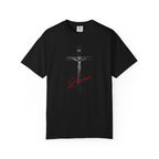 Black t-shirt with 'Xenith Couture' logo on a white background