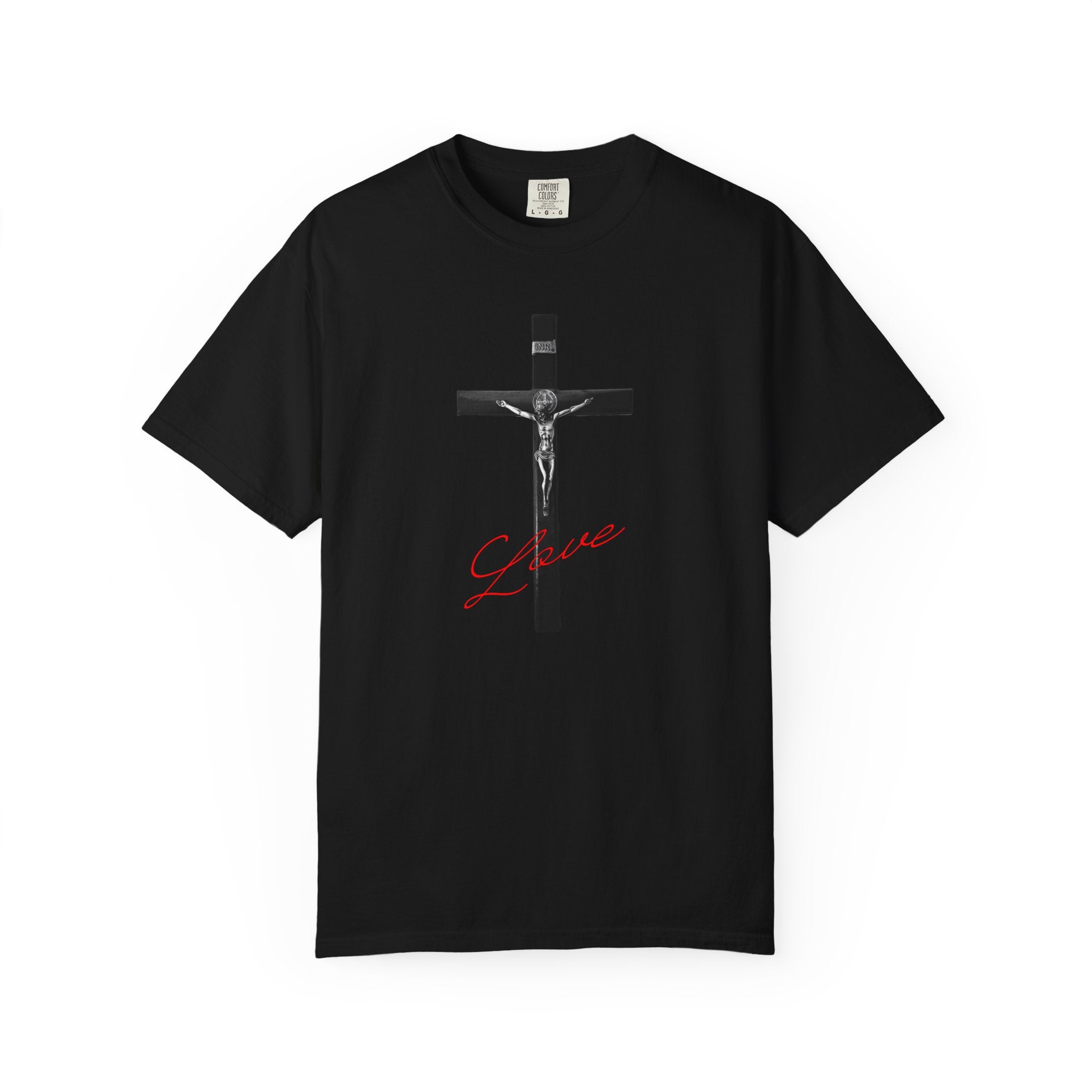 Black t-shirt with 'Xenith Couture' logo on a white background