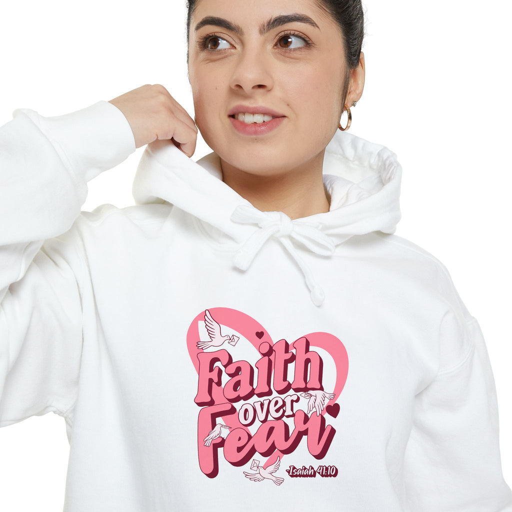 Faith Over Fear Inspirational Hoodie