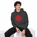 Red Sacred Heart Faith Hoodie